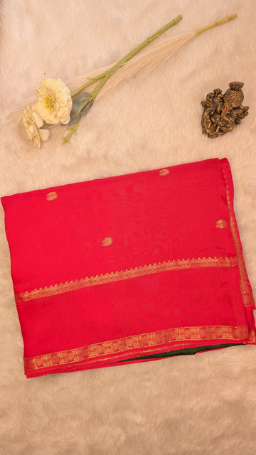 Small Butti Gap Border Orange
