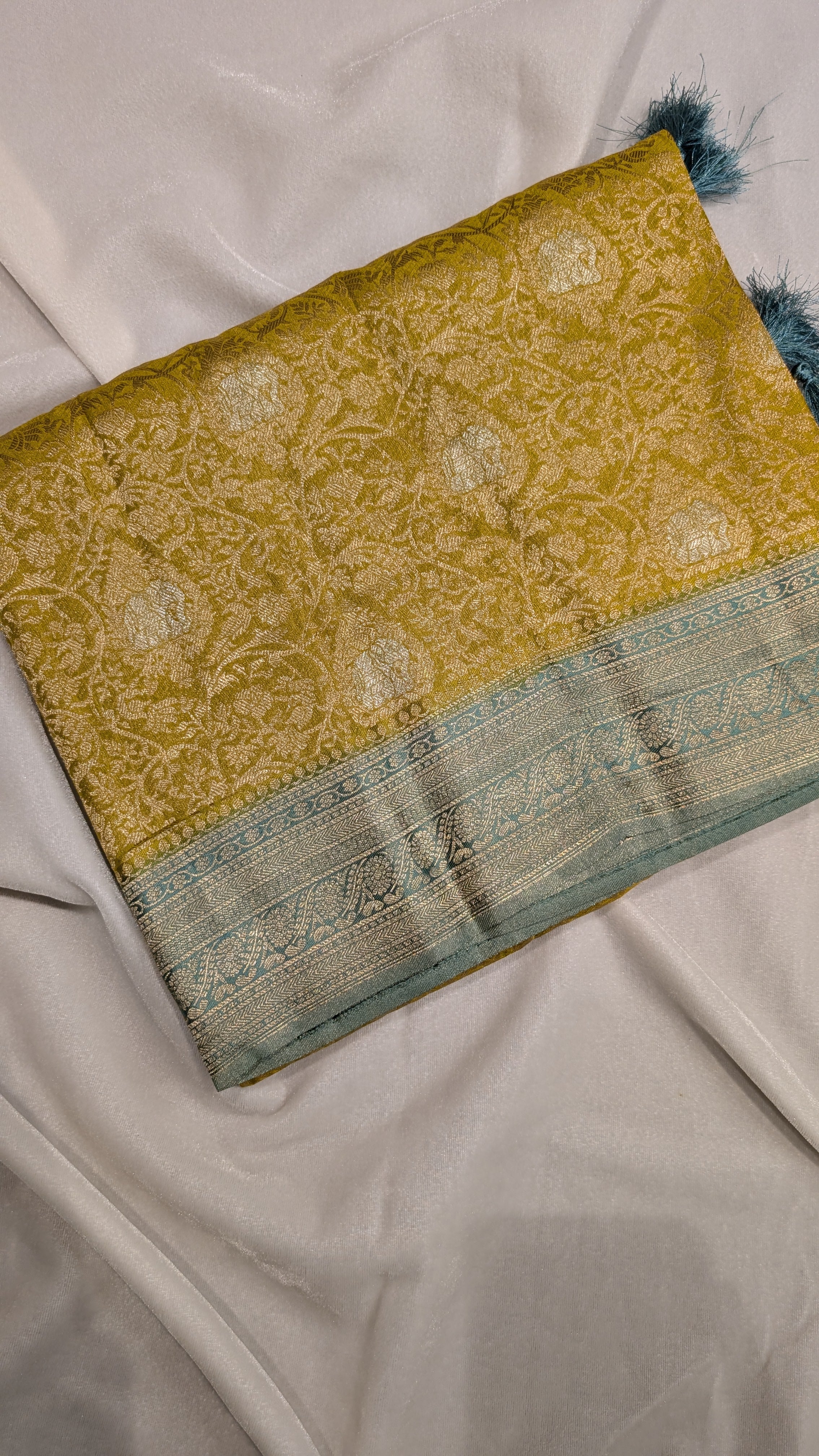 Banaras Jaal- Mustard