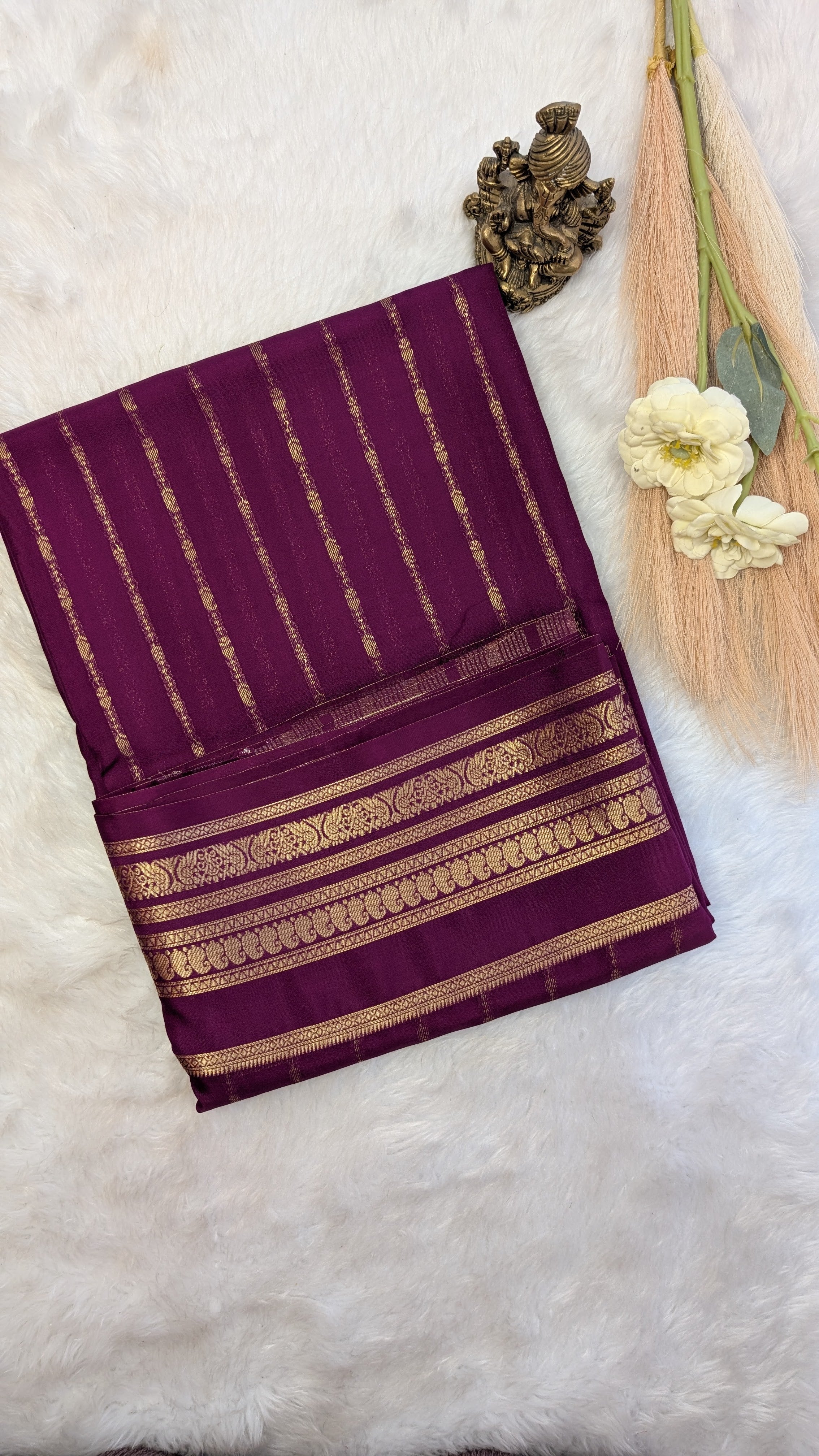 Premium Semi Mysore Silk Saree
