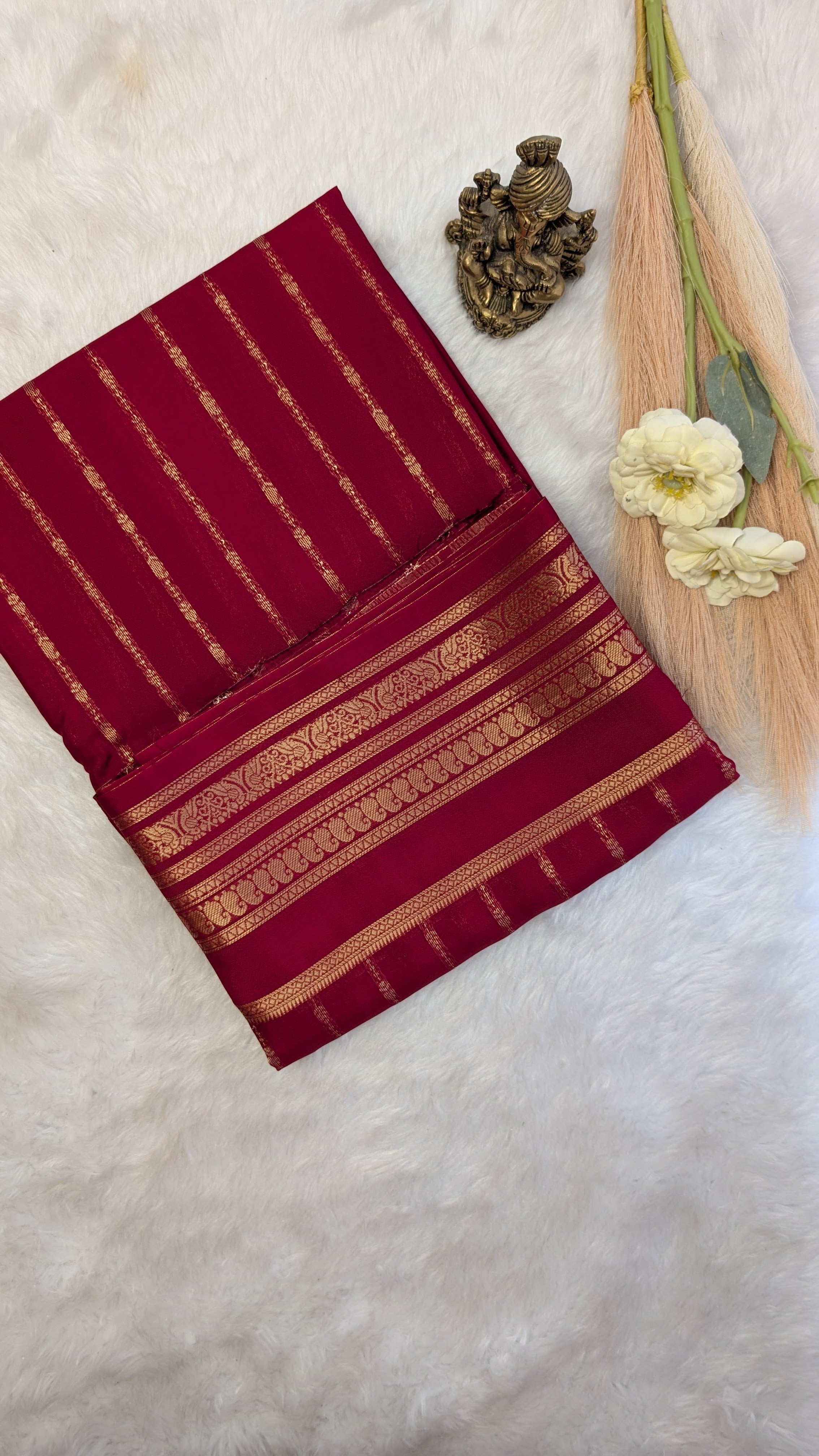 Premium Semi Mysore Silk Saree